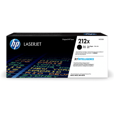 HP 212X Black High Yield Toner Cartridge 13,000 pages Original W2120X Single-pack
