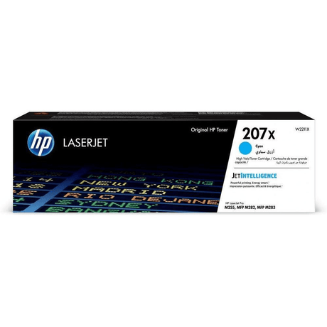 HP 207X Cyan Toner Cartridge 3,150 Pages Original W2211X Single-pack