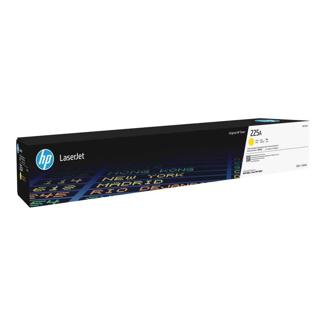 HP 225A Yellow Toner Cartridge Original 40,000 Pages Original W2252A Single-pack